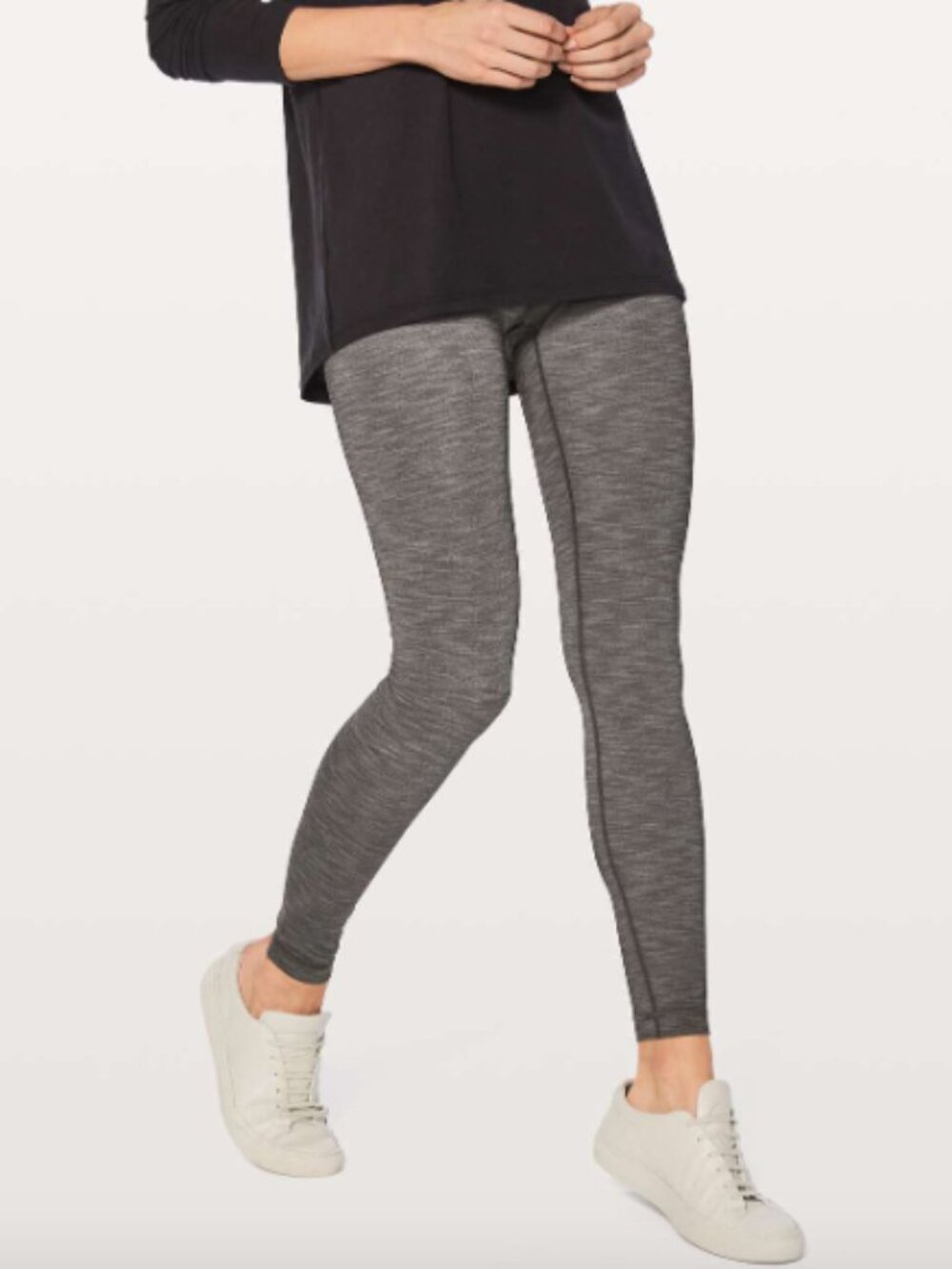 Lululemon Wunder Under Hi-Rise Tight Full-On Luxtreme 28" Size: 6 Leggings Gray